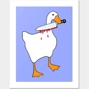 Goose with Knife Posters and Art